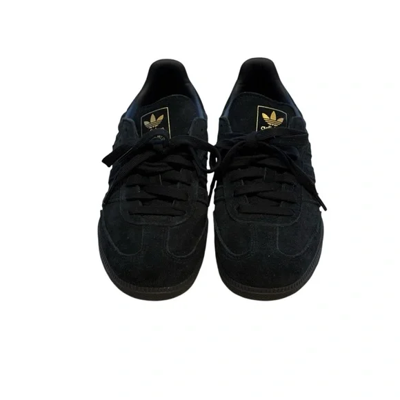 Adidas Men's Black Gazelle Suede Sneakers Size 7 - Picture 3 of 12